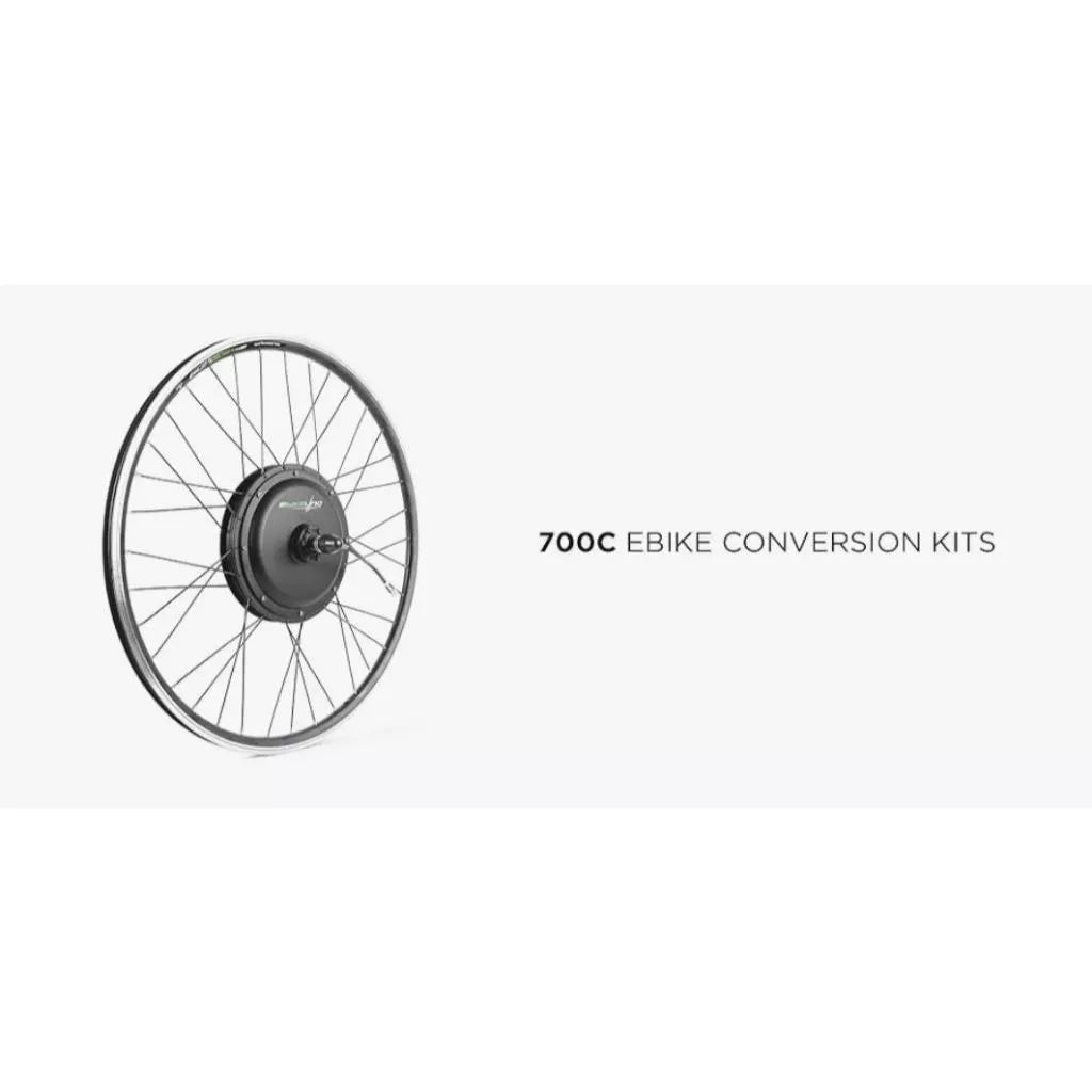 700C EBIKELING Waterproof Electric Bicycle Conversion Kit Front and Rear Wheels 36/48V 500-1200W