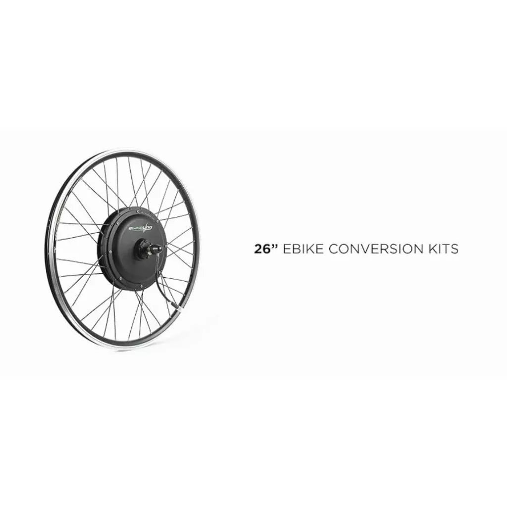 26 inches EBIKELING Waterproof Electric Bike Conversion Kit Front and Rear Wheels 48V 1200W