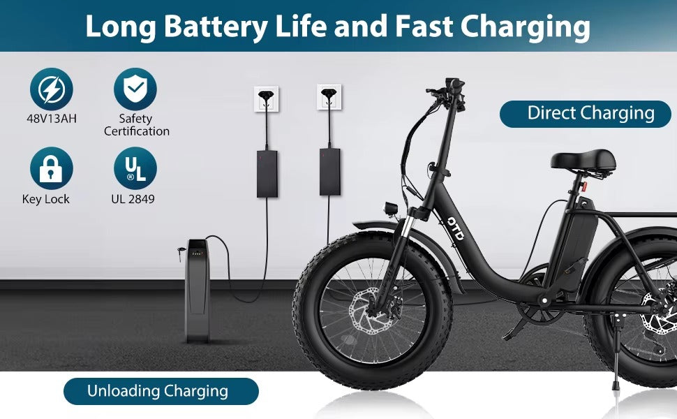 OTD DS2 – Folding Long Range Electric Bike