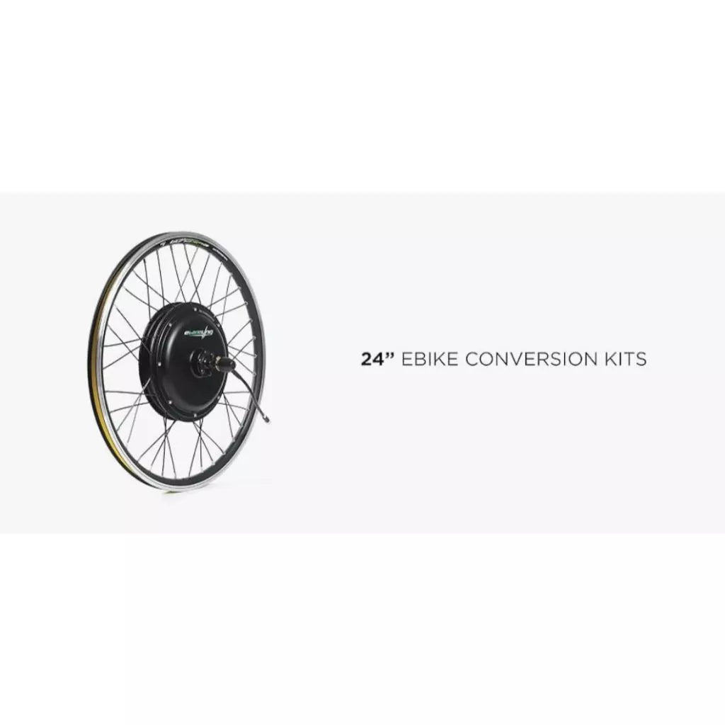 24 inches EBIKELING Waterproof Electric Bike Conversion Kit Front and Rear Wheels 36/48V 1200W